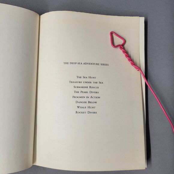 Vintage Submarine Rescue Deep Sea Adventure Series Book 3 Hardcover 1967 - Picture 5 of 16